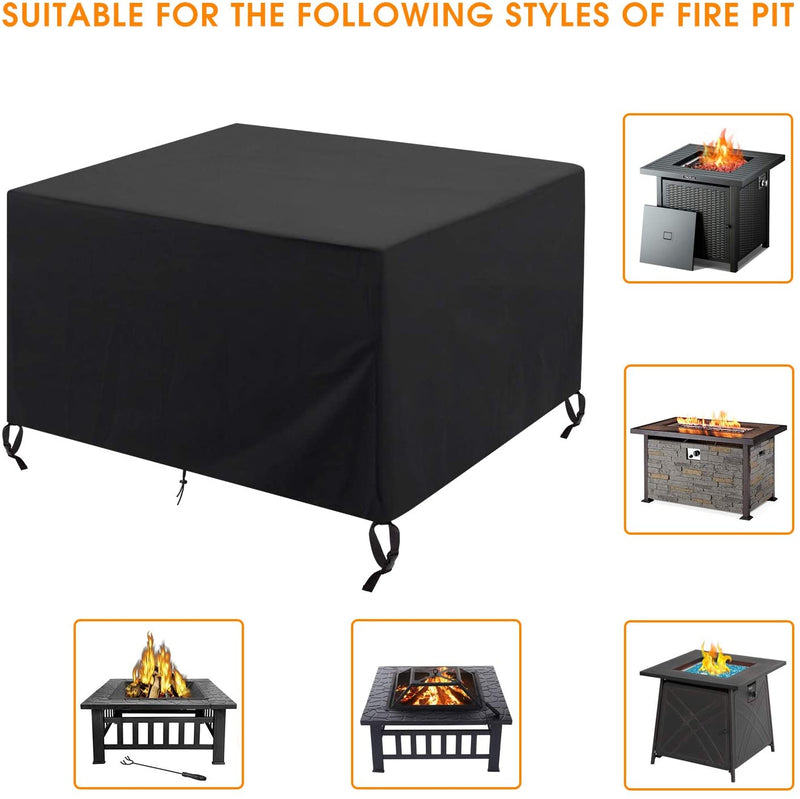 BRURKIM Round Outdoor Fire Pit Cover